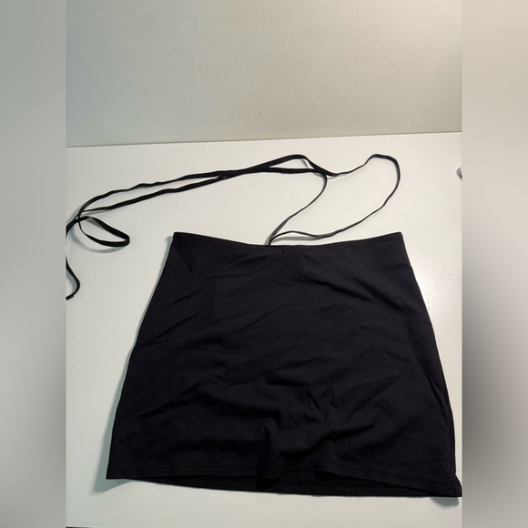 UO Tie Around Mini Skirt - Picture 2 of 6